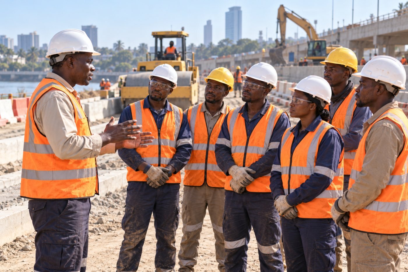 Chantier à Abidjan